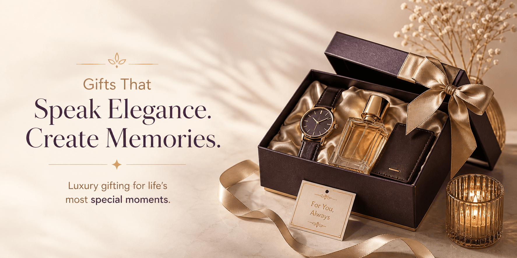 Elegant hamper and packaging for festive gifting